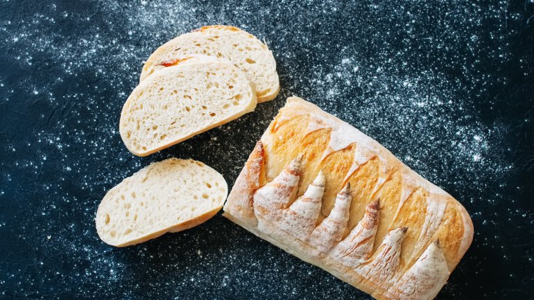 Ballaststoffarme Ernährung: Weißbrot Ballaststoffarme Ernährung: Weißbrot